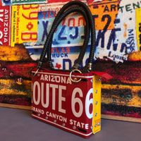 Licenseplate bag Route 66